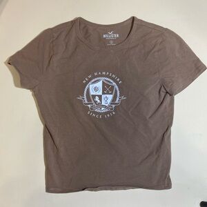 Small brown crop top